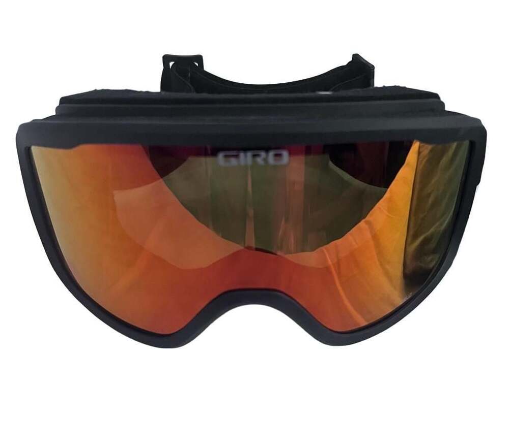 Giro Cruz Black Frame Orange Mirror Lens Snow Ski Snowboard Goggles